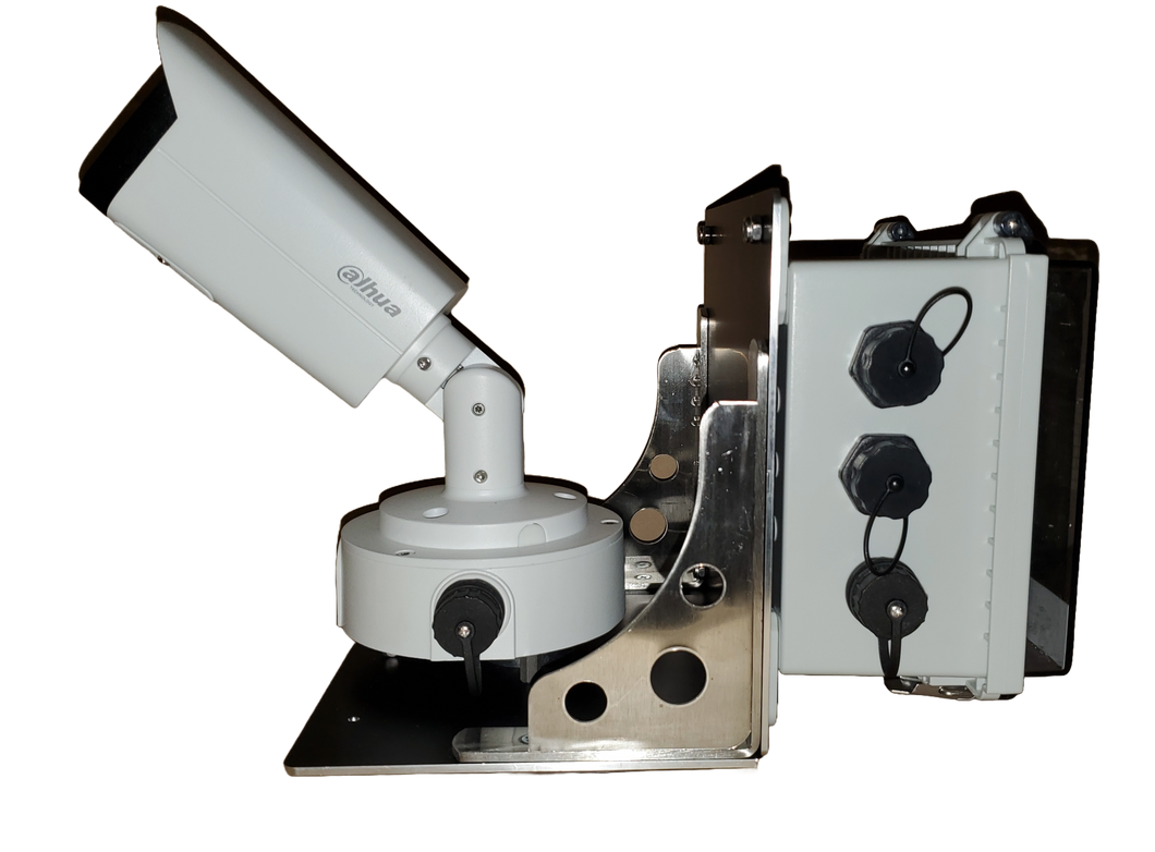 Portable Tracking  and Data Collection System with 8MP Dahua N5B-8CA2 Fixed Camera, MSDAU and Accessories