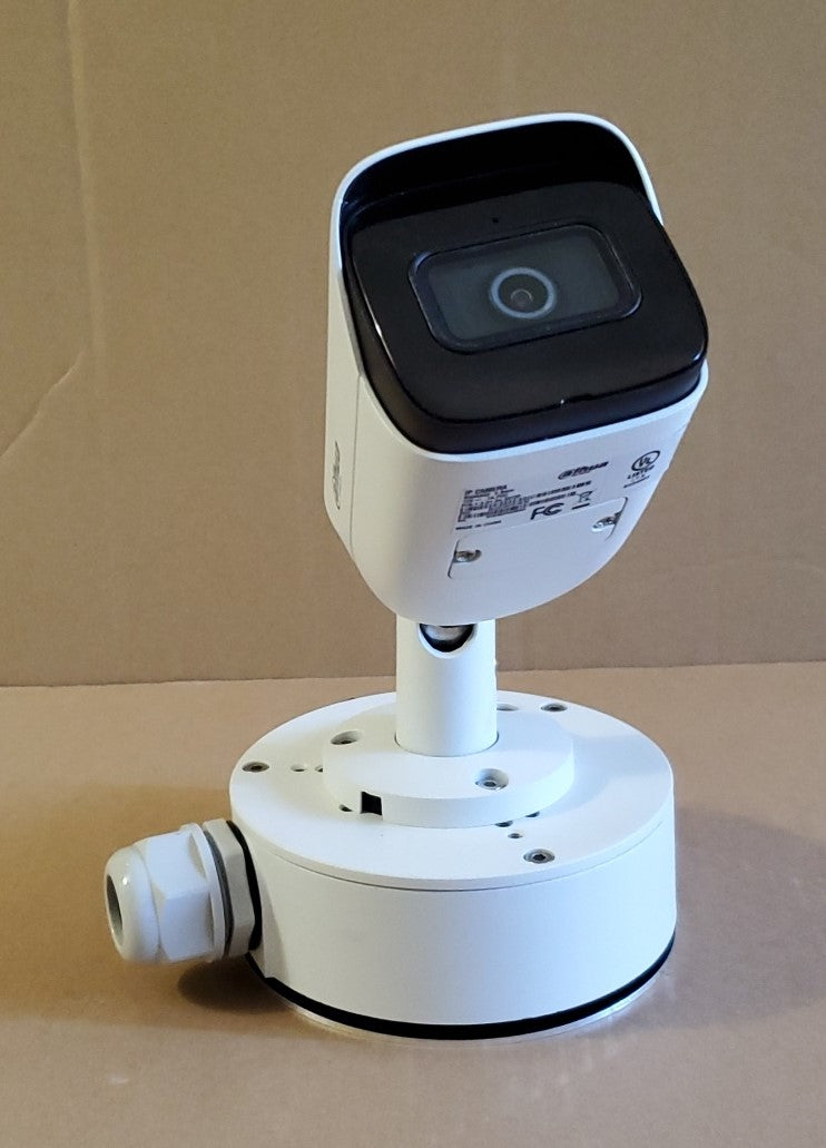 Fixed camera wall mount assembly