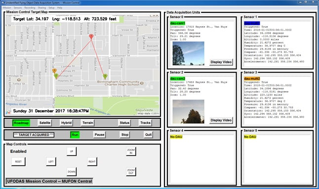 Mission Control software