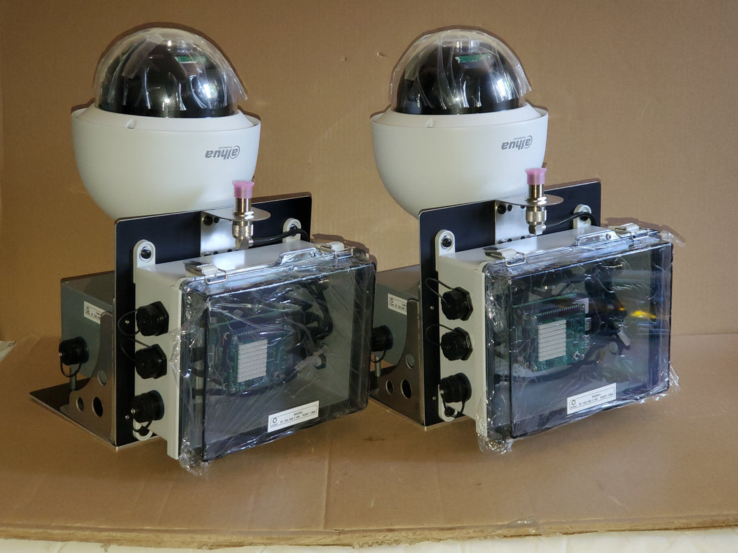 Portable Triangulation System with 4MP Luminys P54-4SA25 PTZ Cameras, MSDAU and Accessories